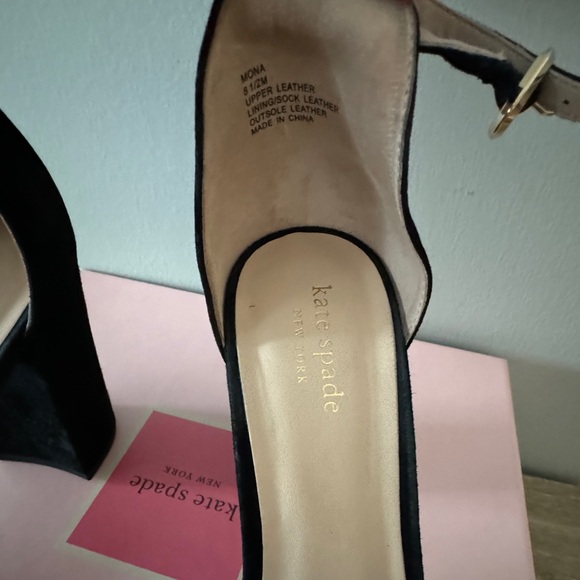 Kate spade Mona black suede platform heels - Picture 5 of 10